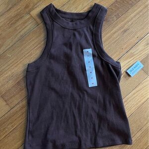 Brown woman’s tank top by old navy NWT